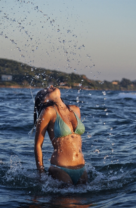 Beach sea water nature