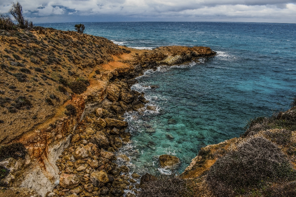 Praia paisagem mar costa