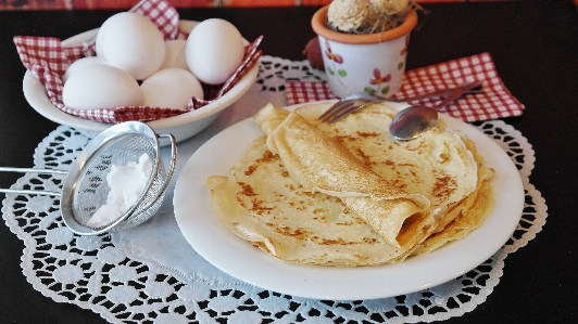 Foto Kopi manis piring makanan