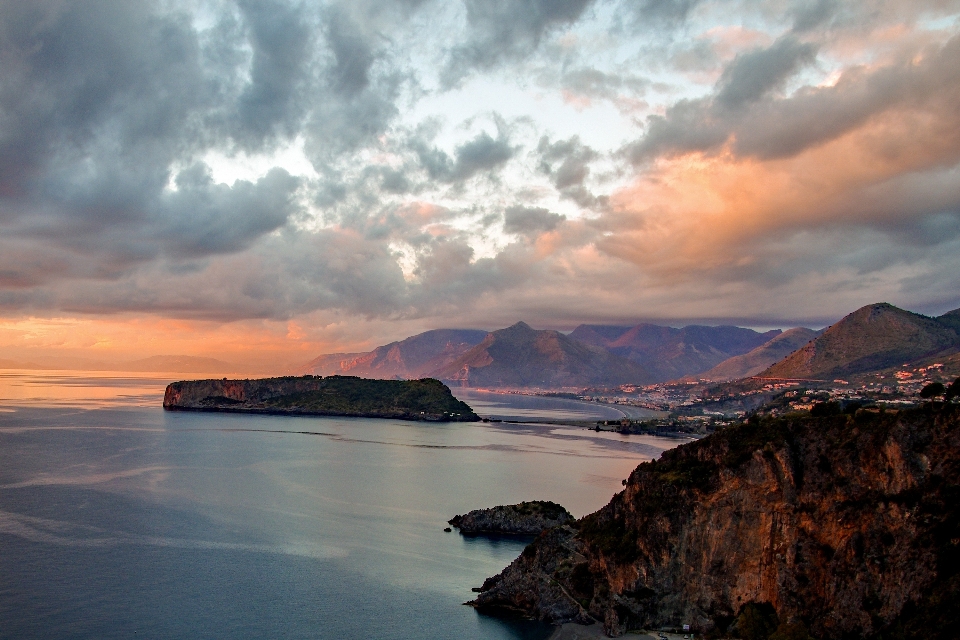 Landscape sea coast nature