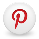 Pinterest, logo, social network, button