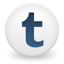 Tumblr, logo, social network, button