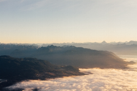 Landscape sea nature horizon Photo