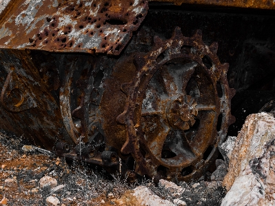 Rock 木 車輪 年 写真