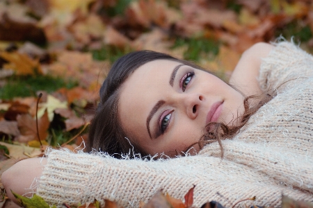 Nature forest person girl Photo