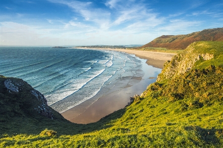 Beach landscape sea coast Photo