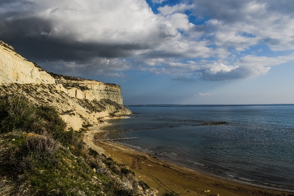 Beach landscape sea coast