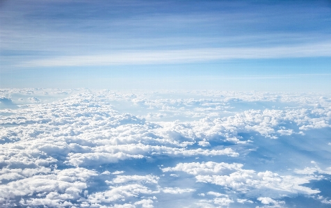 Foto Horizonte nuvem céu branco