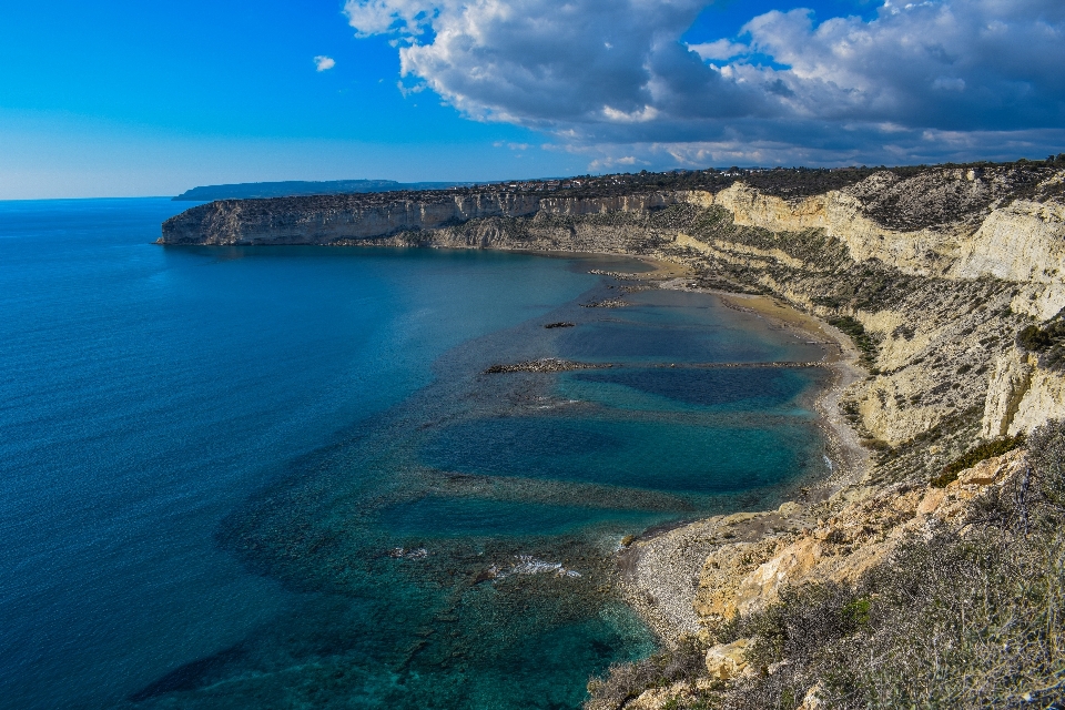 Playa paisaje mar costa