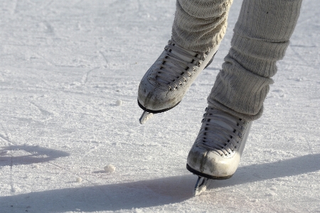 Shoe snow cold winter Photo