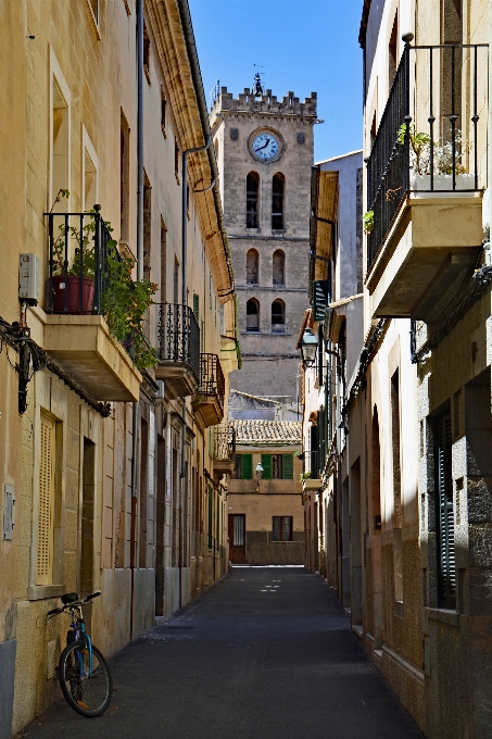 Die architektur sonne straße stadt