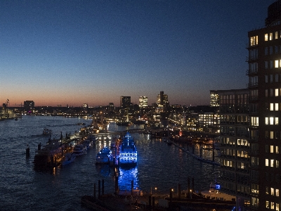 Sea horizon dock sunset Photo