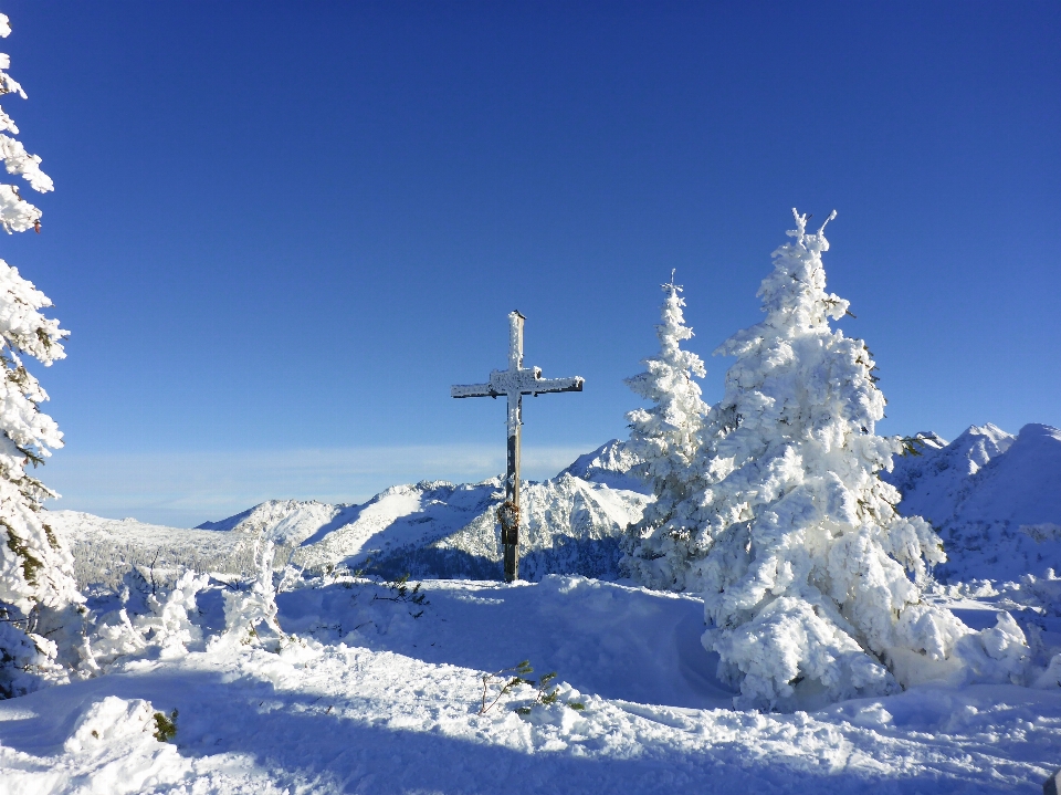 Mountain snow cold winter