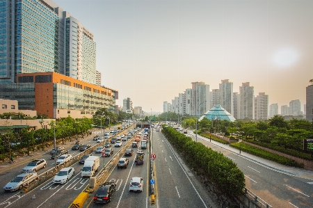 Architecture road skyline traffic Photo