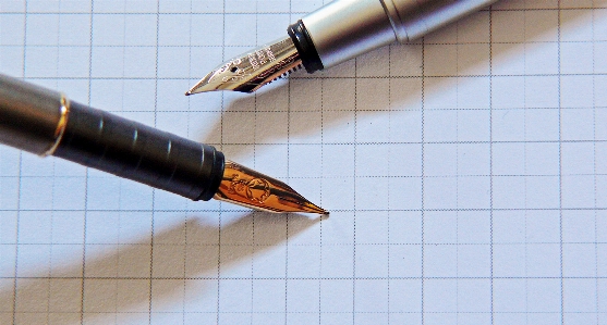 Writing pen black fountain Photo