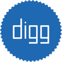 Digg,logo,social network Icon