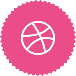 Logo, social network, dribbble