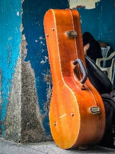 Foto Musik kayu gitar akustik