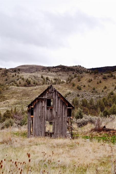 Farm prairie building barn