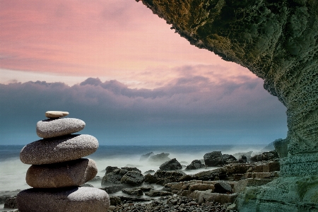 Beach landscape sea coast Photo