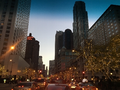 Architecture skyline night building Photo