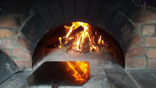 Foto Culinária fogo fogueira pão