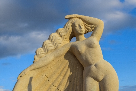 Outdoor sand sky woman Photo