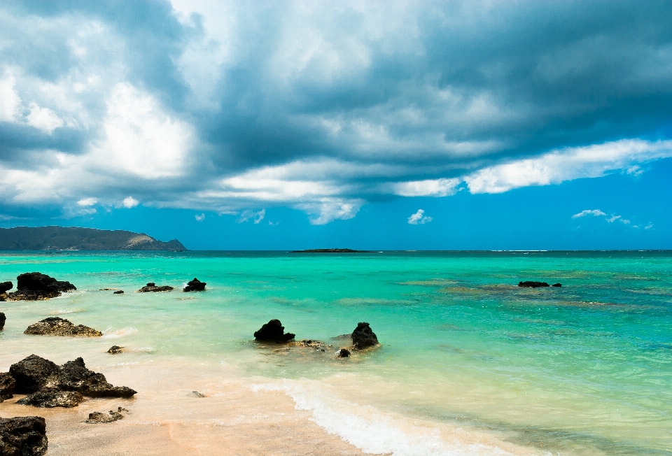 Pantai lanskap laut pesisir