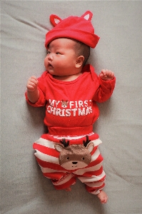 Cute red child clothing Photo