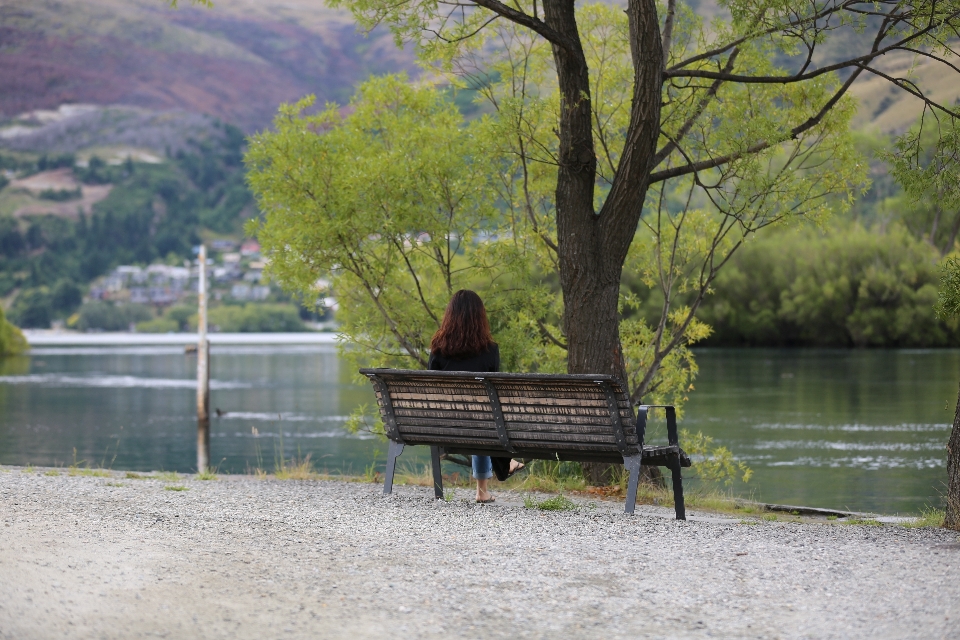 Albero acqua natura donna