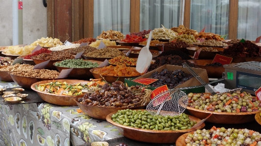 Foto Kota piring makanan menghasilkan