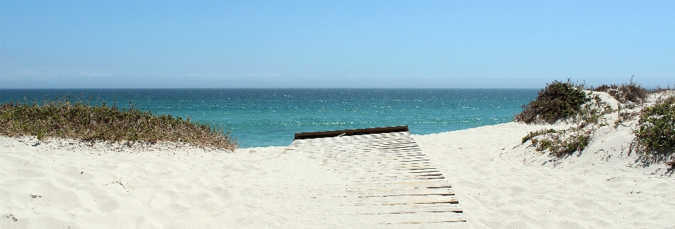 Beach landscape sea coast