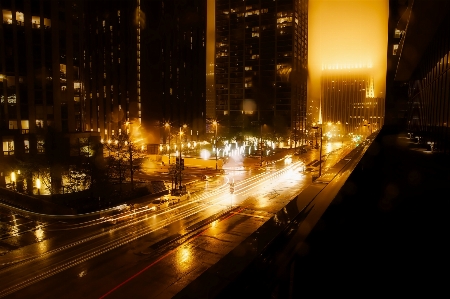 Light architecture road night Photo