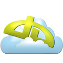 Deviantart,cloud,logo,social network Icon