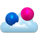 Flickr,cloud,logo,social network Icon