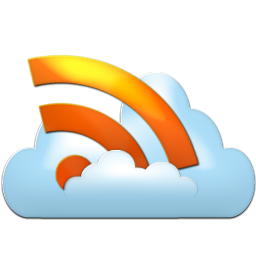 Rss, cloud, logo, social network