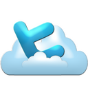 Twitter,cloud,logo,social network Icon