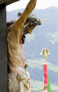 Wood monument statue cross Photo