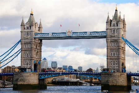 Architecture bridge river cityscape Photo