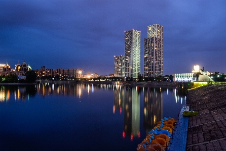 Horizon dock skyline night Photo