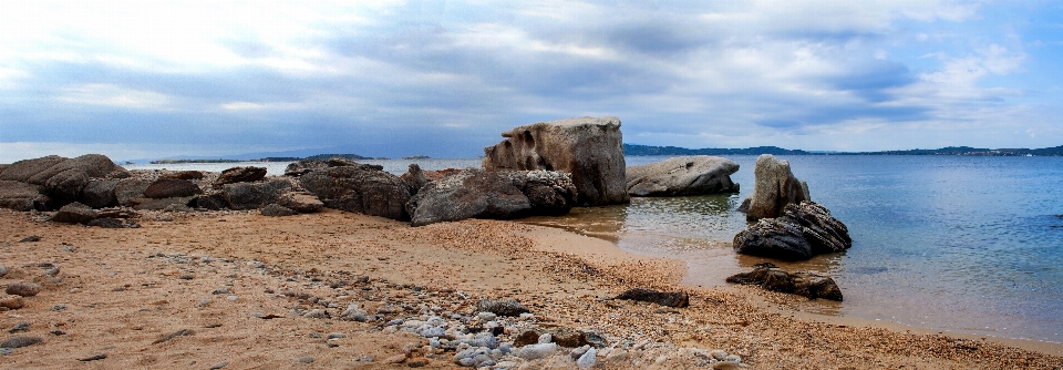 Beach landscape sea coast