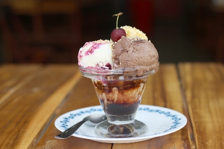 Coffee ice bowl food Photo