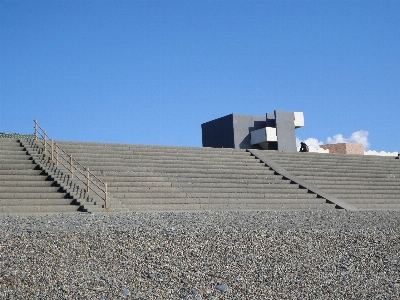 Beach person sky roof Photo