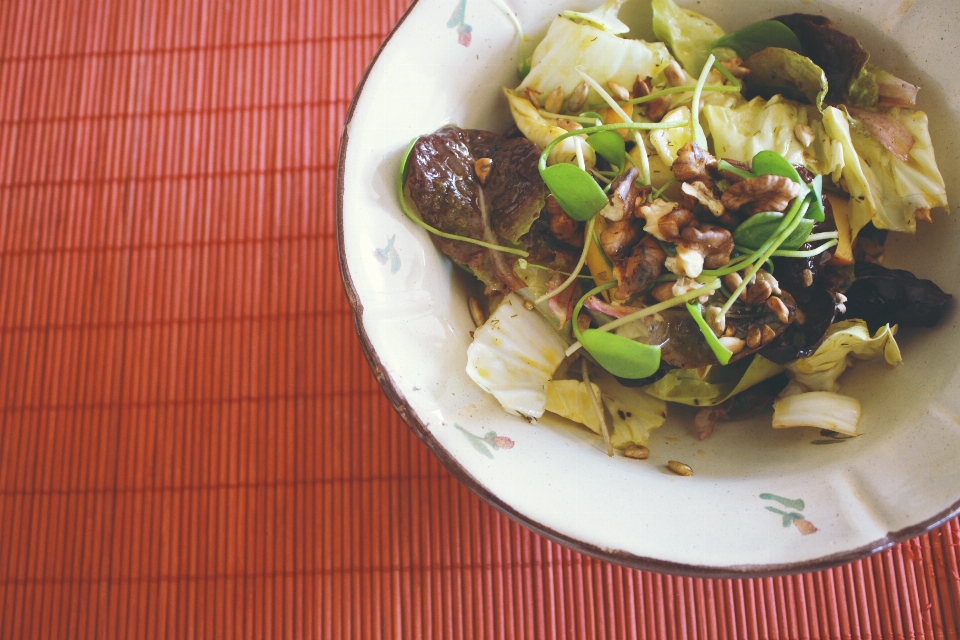 Meja garpu daun restoran