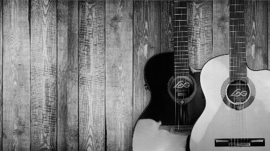 Music black and white wood Photo