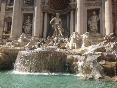 イタリア トレビの泉
 ローマ 噴水 写真