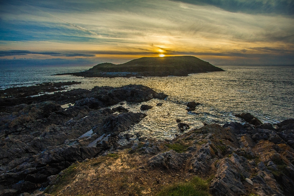 景观 海 海岸 rock