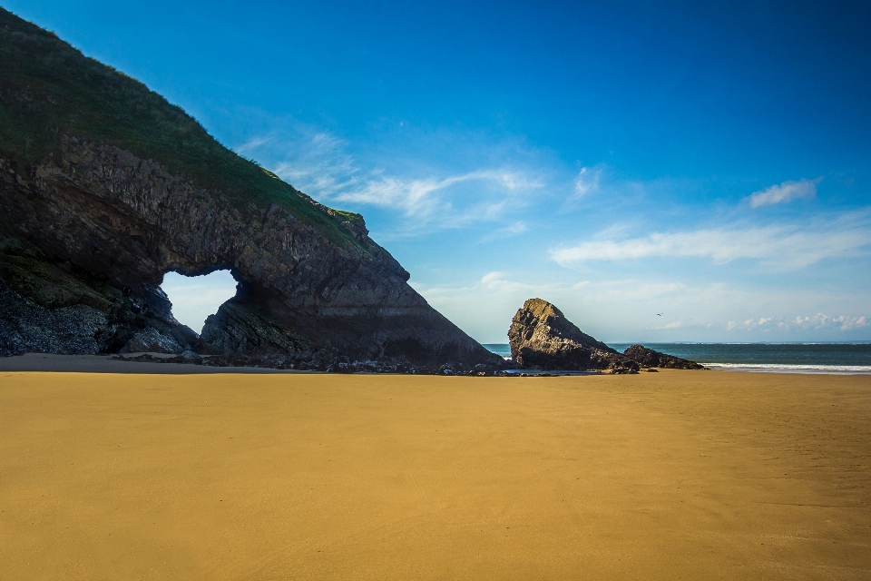 Praia paisagem mar costa