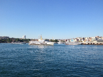 Sea coast horizon dock Photo