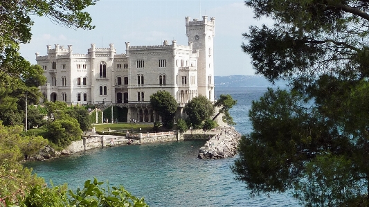 Landscape sea villa mansion Photo